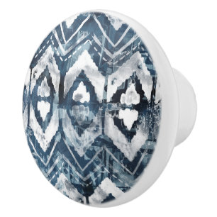 Indigo-Extraktion - geometrisch Keramikknauf