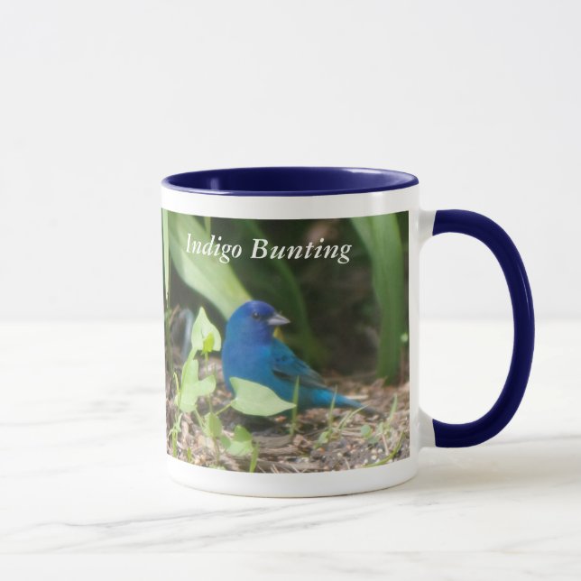 Indigo-Flagge Tasse (Rechts)