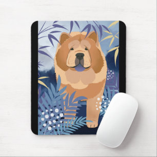 INDIGO glatter Chow Mousepad