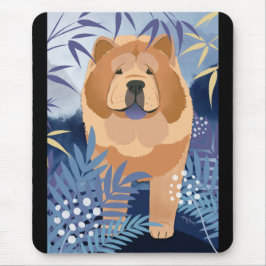 INDIGO glatter Chow Mousepad