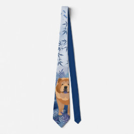 INDIGO glatter Chow Neck Tie Krawatte