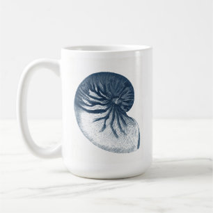 Indigo-Haifisch-AugeSeashell Kaffeetasse