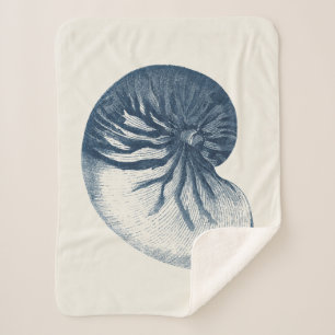 Indigo-Haifisch-AugeSeashell Sherpadecke