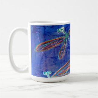 Indigo Haze Libellen flattern Kaffeetasse