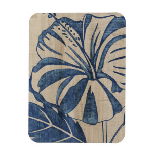 Indigo-Hibiskus Magnet