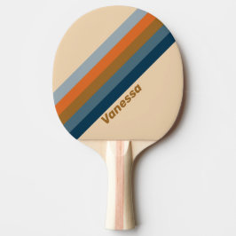Indigo Horizon Stripes with Name Tischtennis Schläger
