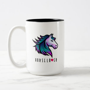 Indigo Horse Lover Tasse Design