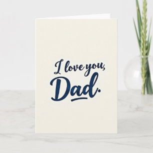 Indigo Ich liebe dich Papa Karte