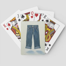Indigo Icons Painterly Denim Art Denimhead Spielkarten