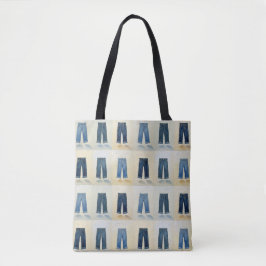 Indigo Icons Painterly Denim Art Denimhead Tasche