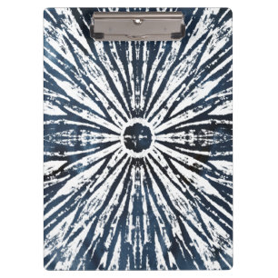 Indigo Ink Radial Motif Klemmbrett