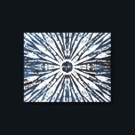 Indigo Ink Radial Motif Leinwanddruck<br><div class="desc">Indigo Ink Motif I bis Juni Erica Vess. Radiales Design aus indigoblau-Farbgebung und verschiedenen geometrischen Formen.</div>