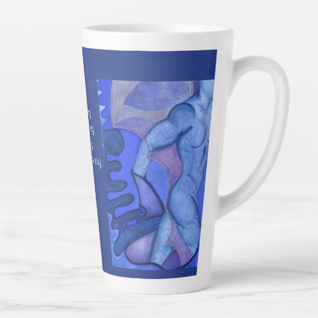 Indigo Krieger Milchtasse (Rechts)