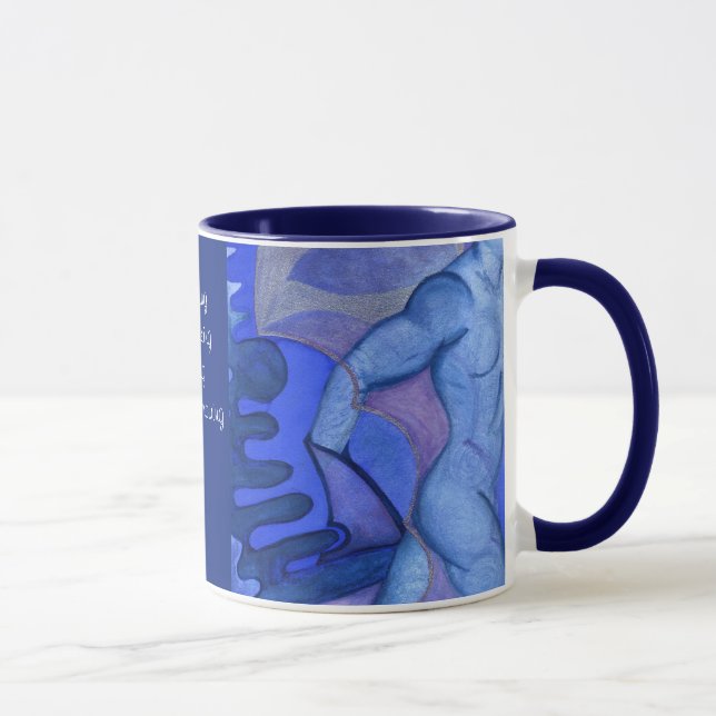 Indigo Krieger Tasse (Rechts)