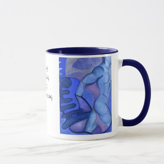 Indigo-Krieger Tasse (Rechts)