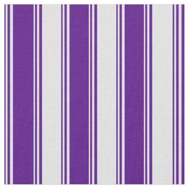 Indigo & Lavender Farbmuster der Streifen Stoff (Nahaufnahme)