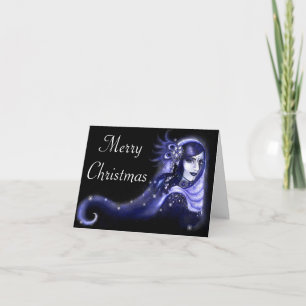Indigo-Merry Christmas Feiertagskarte