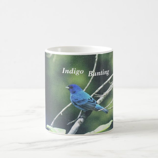 Indigo, mit dem Kopfe stoßende Kaffeetasse (Mittel)