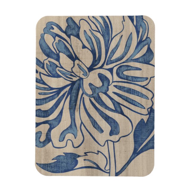 Indigo Mum Magnet (Vertikal)