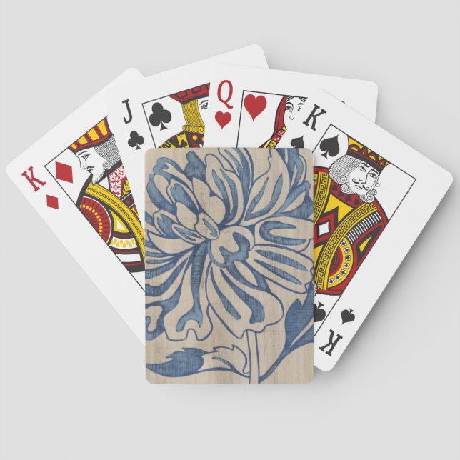 Indigo Mum Spielkarten (Rückseite)
