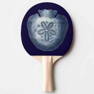 Indigo-Muscheln III Tischtennis Schläger