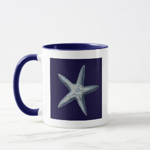 Indigo-Muscheln IV Tasse