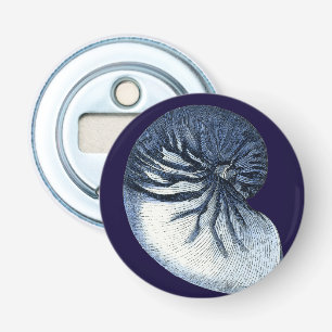 Indigo-Muscheln VII Flaschenöffner