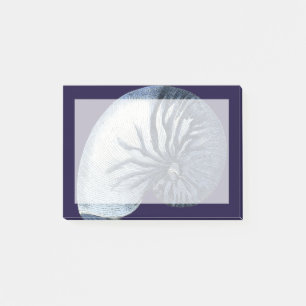 Indigo-Muscheln VII Post-it Klebezettel