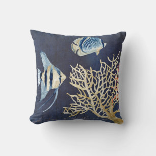 Indigo-Ozean-Strand-tropische Kissen
