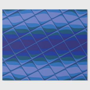 Indigo-Palette Geschenkpapier