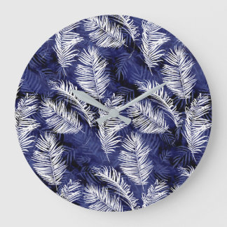 Indigo Palms Große Wanduhr
