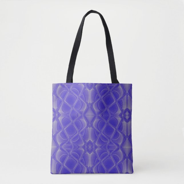 Indigo Petals Tasche (Vorderseite)