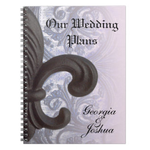 Indigo-/Rosen"Eisen-Lilie" PLANUNGS-NOTIZBUCH Notizblock