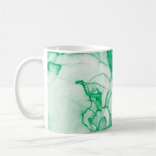 Indigo Round. Bohemische Gefärbte Krawatte. Blue R Kaffeetasse