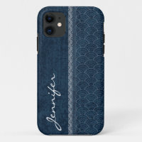 Indigo Sashiko Muster japanische Stickereibezeichn