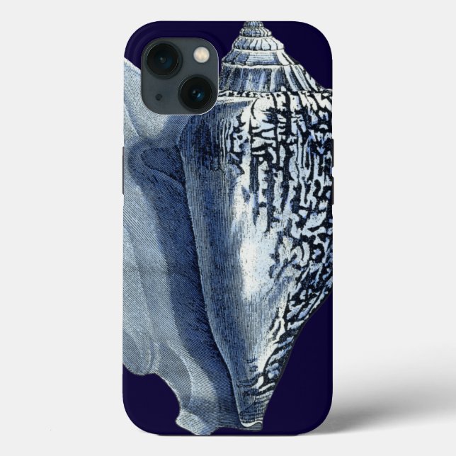 Indigo Shells I Case-Mate iPhone Hülle (Rückseite)
