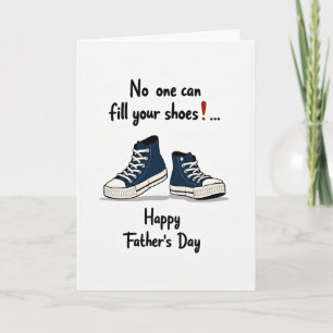 Indigo Sneakers Vatertagskarte Karte