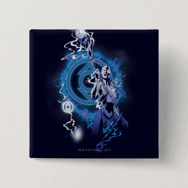Indigo-Stamm 11 Button (Vorderseite)