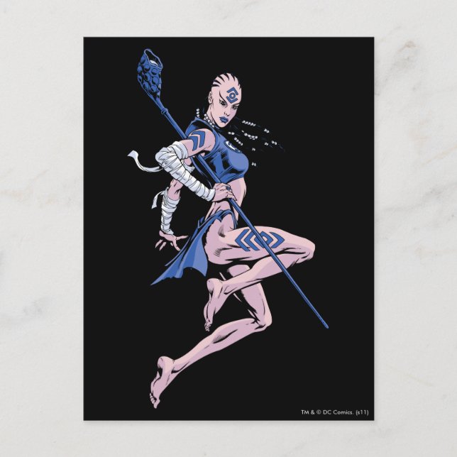 Indigo-Stamm 1 Postkarte (Vorderseite)