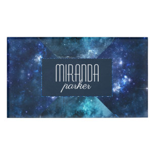 Indigo Starfield Stern-Galaxie-Namensschild Namenschild