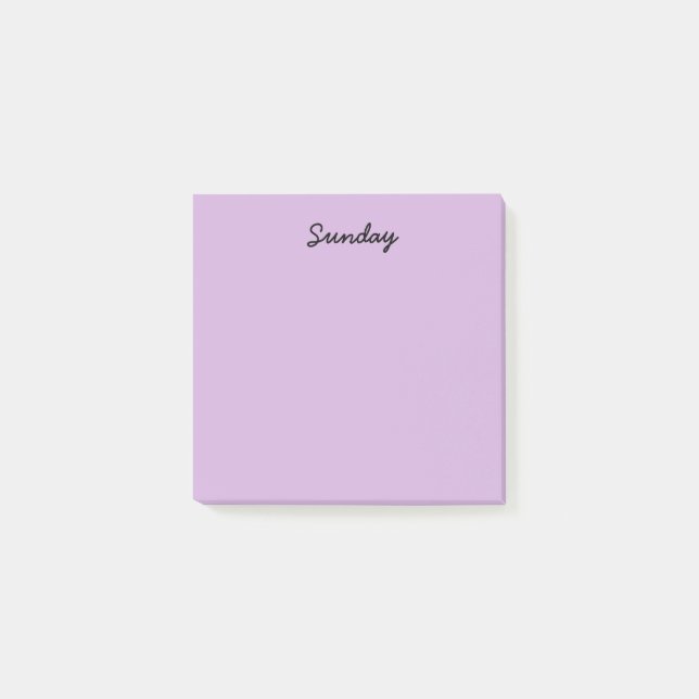 Indigo Sunday Post-it Klebezettel (Vorderseite)