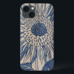 Indigo Sunflower Case-Mate iPhone Hülle<br><div class="desc">floral</div>