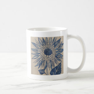 Indigo Sunflower Kaffeetasse