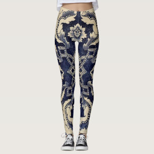 Indigo Tattoo Imitate Leggings