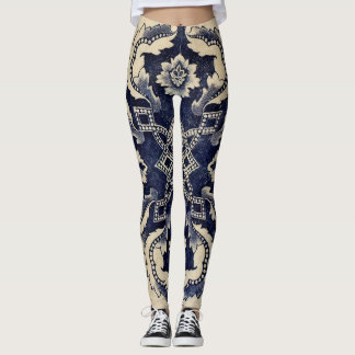 Indigo Tattoo Imitate Leggings