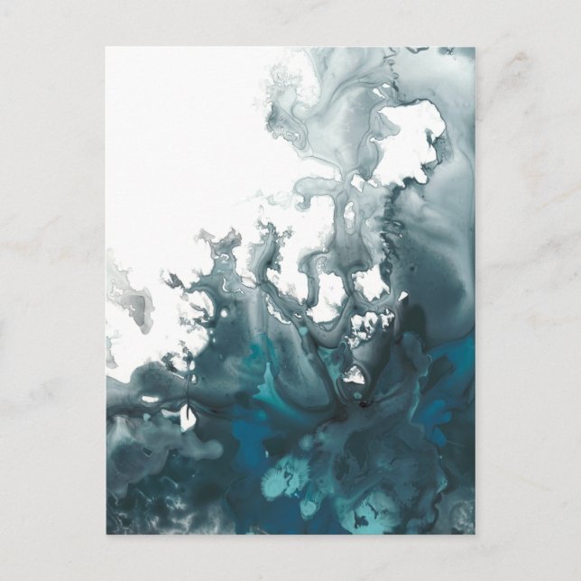 Indigo Tempest Postkarte (Vorderseite)