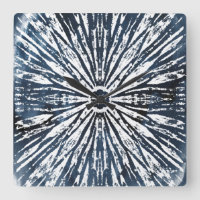 Indigo-Tinten-Radialstrahl-Motiv