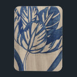 Indigo Tulip Magnet<br><div class="desc">floral</div>