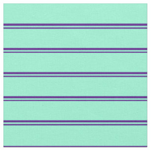 Indigo- und Aquamarine-Muster Stoff
