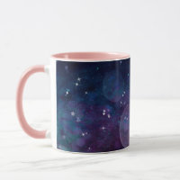 Indigo Violet Hübsch Sparkle Lights Herz & Stars